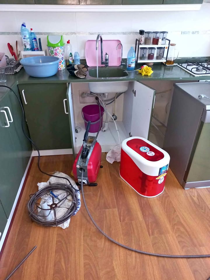 Tıkalı lavabo açma